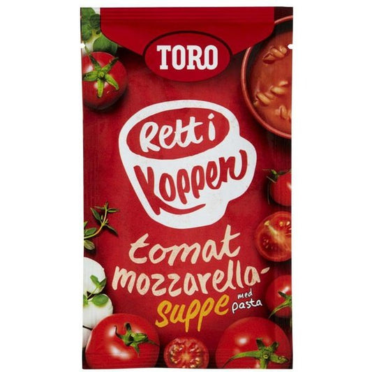 Toro Tomatsuppe M/ Mozzarella 26grams Rett i Koppen (instant soup)