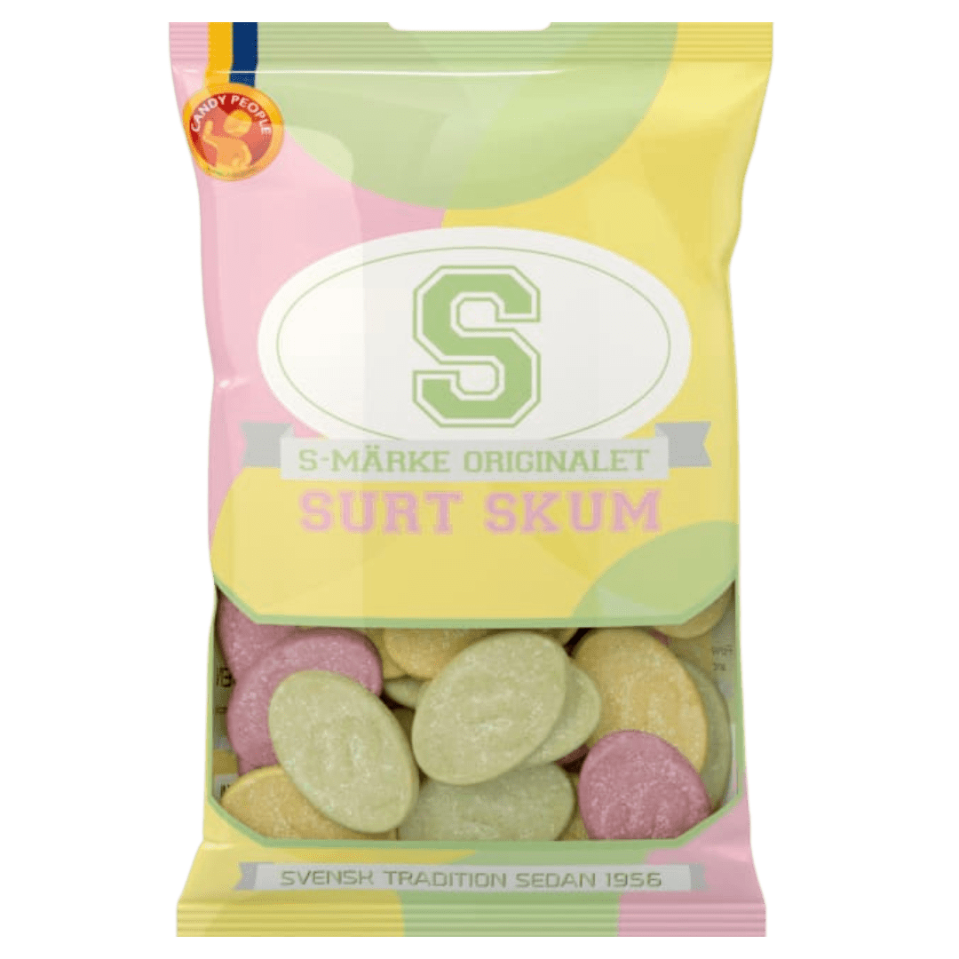 S - Märke Sour Foam 70g - Scandi Candy Swedish Candy Shop