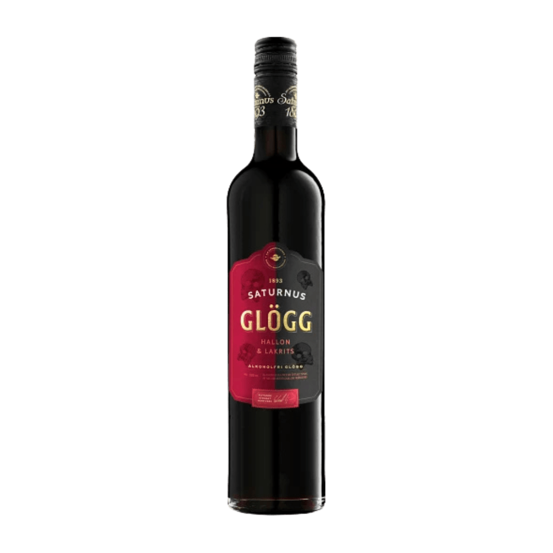 Saturnus BUBS Glögg Raspberry and Licorice 50cl - Scandi Candy Swedish Candy Shop