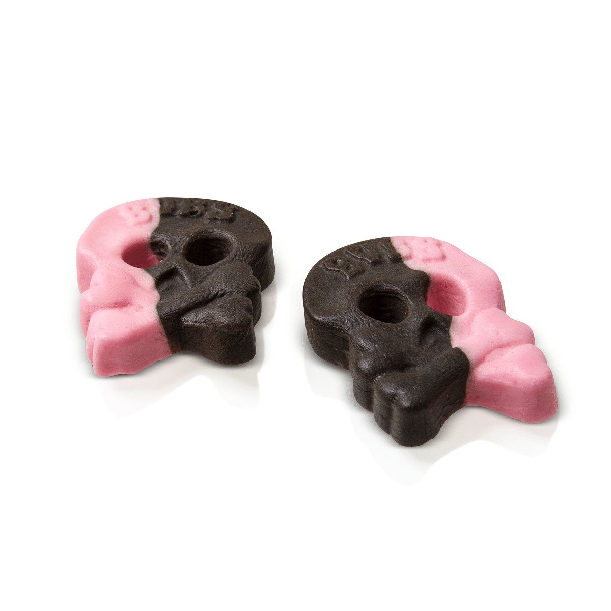 Bubs Raspberry/Liquorice Skull Foam - Bringebær/Lakris Skalle