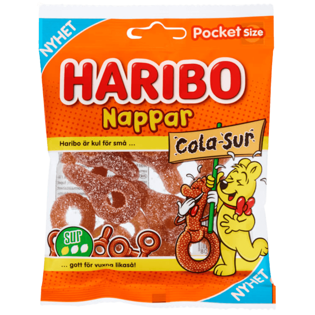 Sour Cola Pacifiers 70g - Scandi Candy Swedish Candy Shop