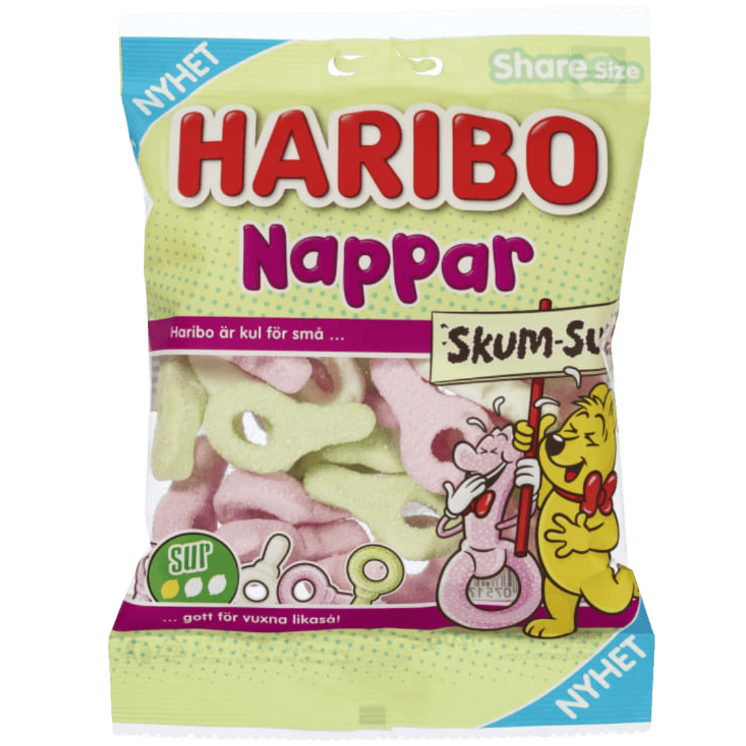 Sour Foam Pacifiers 120g - Scandi Candy Swedish Candy Shop