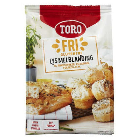 Toro Glutenfree flour mix (Lys glutenfri melblanding) 362 grams