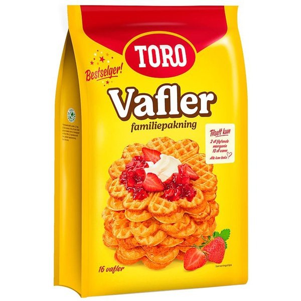 Toro Vafler 591 gram (Wafflemix family size)